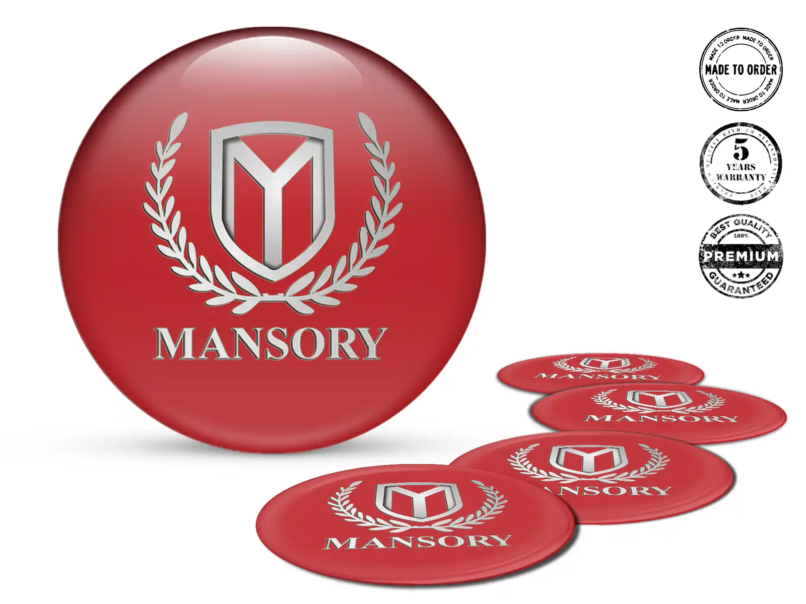 Mansory Radembleme Stil Hochwertige Gewölbte Labels